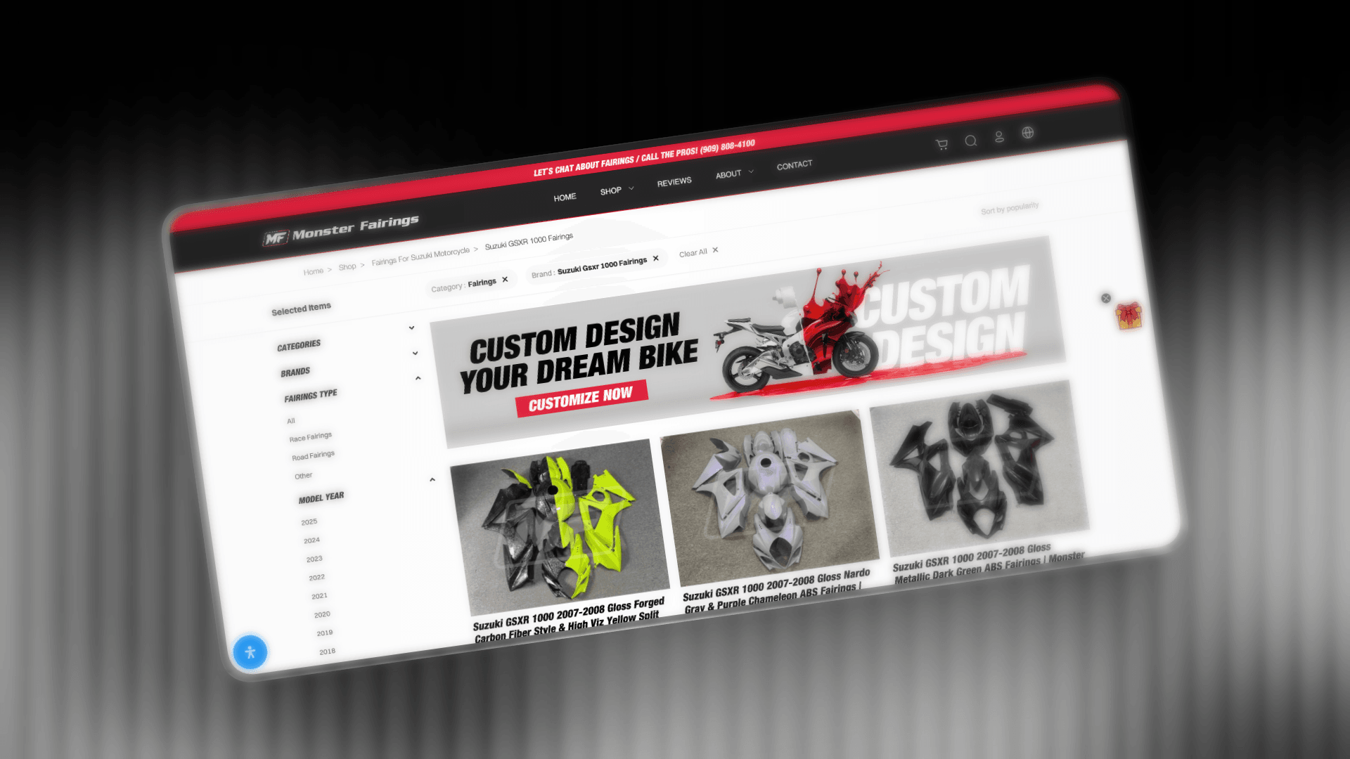 Product listing and catalog browsing